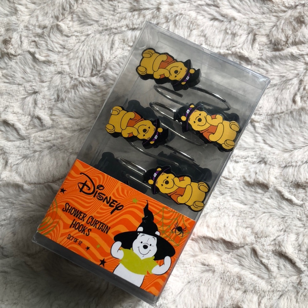 Disney Winnie the Pooh Halloween Shower Curtain Hooks - Picture 2 of 4